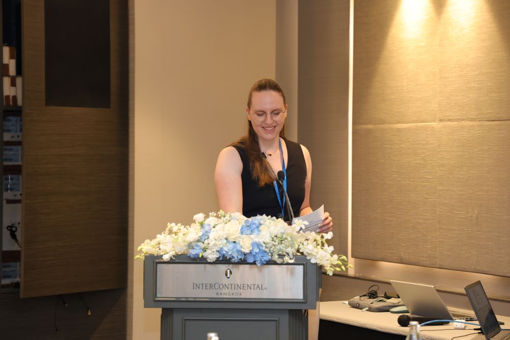 Špela Dermol at the Makelearn conference in Bangkok 2025