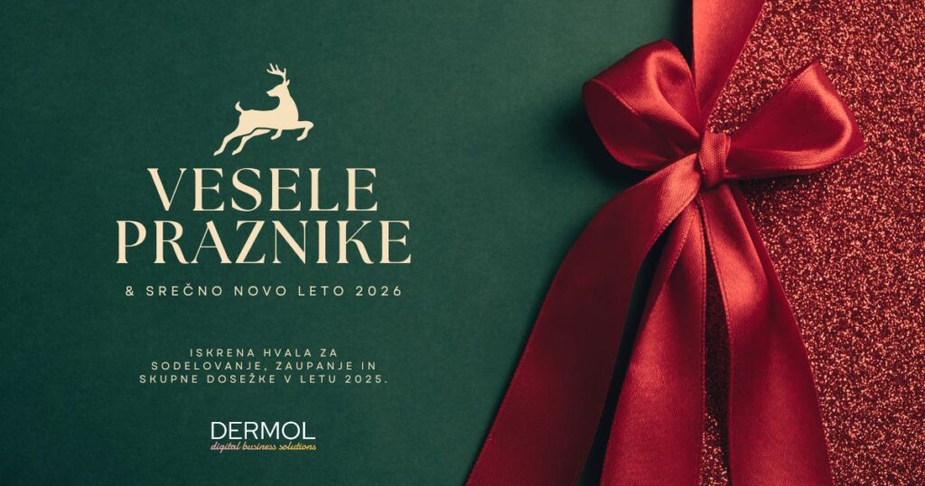 Čestitka 2026 DERMOL SLO